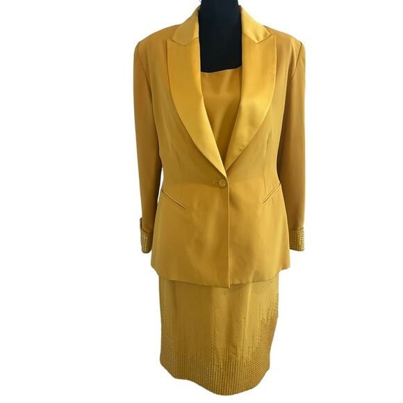 St Anthony 8 Evening Formal Embellished 3 Piece Skirt Suit 8 - Picture 1 of 10
